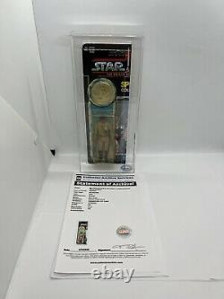Vintage Star Wars POTF Last 17 Lando Calrissian General CAS Graded 90+ Cut Card