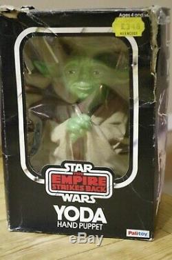 Vintage Star Wars Palitoy Yoda Hand Puppet Boxed