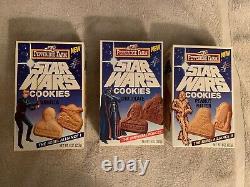 Vintage Star Wars Pepperidge Farm Cookies Lot Of 3 Sealed And Unopened