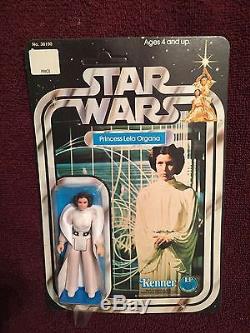 Vintage Star Wars Princess Leia MOC Sealed 12 Back Original Beautiful! 1977