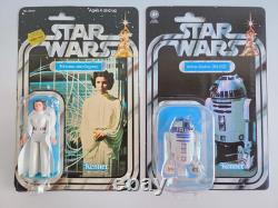 Vintage Star Wars Princess Leia Organa SW 21B back MOC 1979 Kenner + R2-D2 VC149