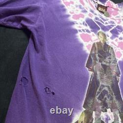 Vintage Star Wars Queen Amidala Tie Dye Shirt Distressed Rare MEDIUM 18x24