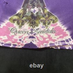 Vintage Star Wars Queen Amidala Tie Dye Shirt Distressed Rare MEDIUM 18x24