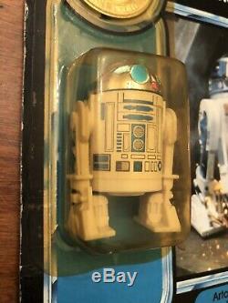 Vintage Star Wars R2-D2 POTF 1984 Pop-up Lightsaber MOC RARE 92 back last 17