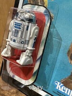 Vintage Star Wars R2-D2 Sensorscope Recarded Original Action Figure ESB 47 Bk