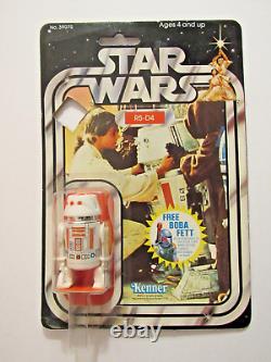 Vintage Star Wars R5-D4 1978 Kenner SEALED IN ORIGINAL PACKAGING Points cut