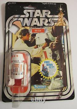 Vintage Star Wars R5-D4 1978 Kenner SEALED IN ORIGINAL PACKAGING Points cut