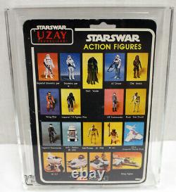 Vintage Star Wars RARE Uzay Carded Death Star Droid Figure AFA NG