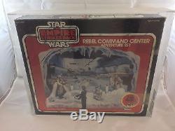 Vintage Star Wars REBEL COMMAND CENTER AFA 75 Sears Exclusive RARE JUST GRADED