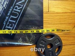 Vintage Star Wars RETURN OF THE JEDI Poster 1983 CBS FOX Video Store Promo HTF