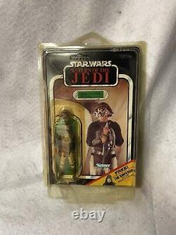 Vintage Star Wars ROTJ 65-Back Carded Lando Calrissian Skiff Guard Disguise 1983