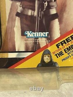 Vintage Star Wars ROTJ 65-Back Carded Lando Calrissian Skiff Guard Disguise 1983