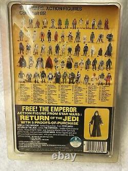 Vintage Star Wars ROTJ 65-Back Carded Lando Calrissian Skiff Guard Disguise 1983