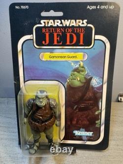 Vintage Star Wars ROTJ Gamorrean Guard 77 Back Kenner MOC Sealed Figure 1983