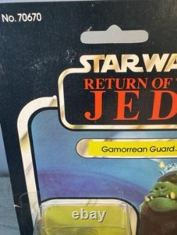 Vintage Star Wars ROTJ Gamorrean Guard 77 Back Kenner MOC Sealed Figure 1983