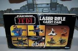 Vintage Star Wars ROTJ Laser Rifle Case withOriginal Box Kenner 1983 NIB