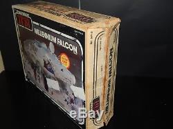 Vintage Star Wars ROTJ Millennium Falcon working Electrics with Box