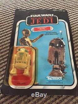 Vintage Star Wars ROTJ R2-D2 77-Back Kenner MOC 1983 Sensorscope Return Of Jedi