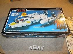Vintage Star Wars ROTJ Y-Wing Fighter Vehicle 1983 Complete With Box & Inserts