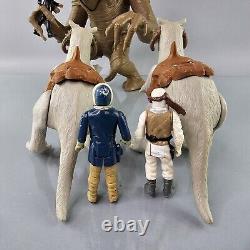 Vintage Star Wars Rancor Wampa Dewback Tauntaun & Original Figures LOT Kenner