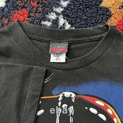 Vintage Star Wars Rare Darth Vader 1996 The Dark Side Big Print Shirt Size XL