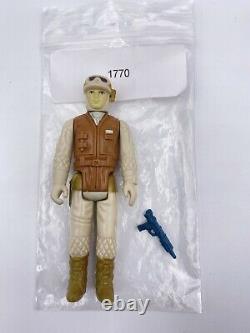 Vintage Star Wars Rebel Soldier Action Figure 1980 Kenner Unpainted Front Torso