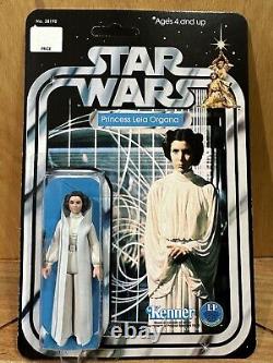 Vintage Star Wars Recarded Princess Leia Original Figure 12 Back A NEW HOPE