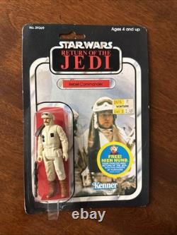 Vintage Star Wars Return Of The Jedi Kenner 1982 Rebel Commander 48 BACK