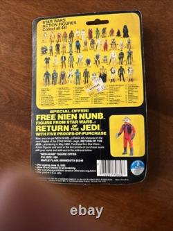 Vintage Star Wars Return Of The Jedi Kenner 1982 Rebel Commander 48 BACK