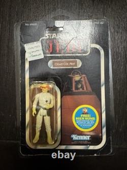 Vintage Star Wars Return Of The Jedi Kenner 1983 Cloud Car Pilot 48 Back