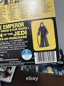 Vintage Star Wars Return Of The Jedi Klaatu 65-Back MOC 1983 Kenner Emperor