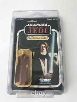 Vintage Star Wars Return Of The Jedi OBI-WAN KENOBI ACTION FIGURE 77 BACK MOC