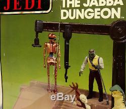 Vintage Star Wars Return of the Jedi Jabba The Hutt Dungeon AFA 60 (POTF)