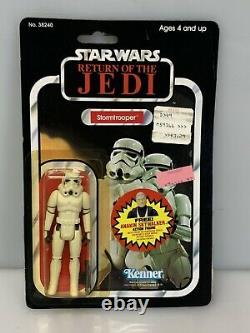 Vintage Star Wars Return of the Jedi Stormtrooper 77 Back New SEALED