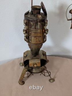 Vintage Star Wars Rocket Hand Made Music Brass 12 Tall Rare