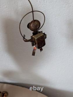 Vintage Star Wars Rocket Hand Made Music Brass 12 Tall Rare