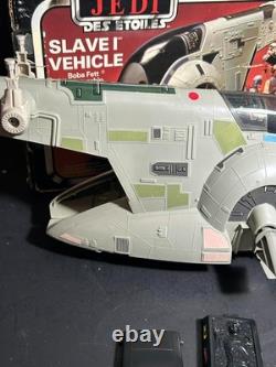 Vintage Star Wars SLAVE 1 ONE w box Tri Logo complete 1983 MIB boxed ROTJ logo