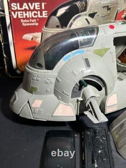 Vintage Star Wars SLAVE 1 ONE w box Tri Logo complete 1983 MIB boxed ROTJ logo