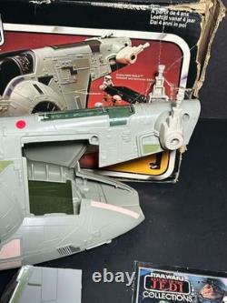 Vintage Star Wars SLAVE 1 ONE w box Tri Logo complete 1983 MIB boxed ROTJ logo