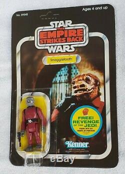Vintage Star Wars SNAGGLETOOTH AFA Unpunched. Empire Strikes Back 48 BACK