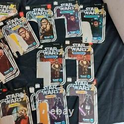 Vintage Star Wars SW 1977 Kenner Cardback Lot 19 Cards