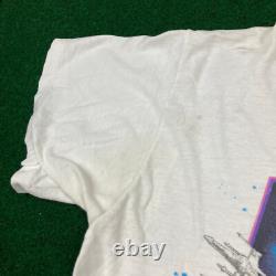 Vintage Star Wars Shirt Mens L White The Fantasy Continues Single Stitch 90s Tee