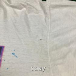 Vintage Star Wars Shirt Mens L White The Fantasy Continues Single Stitch 90s Tee