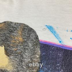 Vintage Star Wars Shirt Mens L White The Fantasy Continues Single Stitch 90s Tee