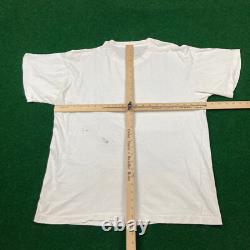 Vintage Star Wars Shirt Mens L White The Fantasy Continues Single Stitch 90s Tee
