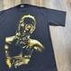 Vintage Star Wars Shirt Mens XL Black C3PO Changes Movie Promo 1995 USA 90s Tee