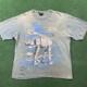 Vintage Star Wars Shirt Mens XL Blue 90S All Over Print Single Stitch USA Tee