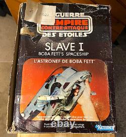 Vintage Star Wars Slave-1 Box 1981 Kenner Canada