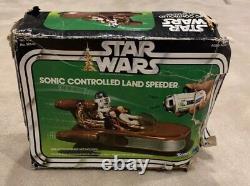 Vintage Star Wars Sonic Controlled Landspeeder BOX ONLY Kenner 1978 ANH READ