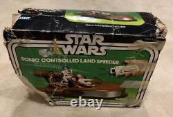 Vintage Star Wars Sonic Controlled Landspeeder BOX ONLY Kenner 1978 ANH READ